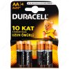 Duracell Kalem Pil AA 4lü paket Alkalin Pil LR6 MN1500
