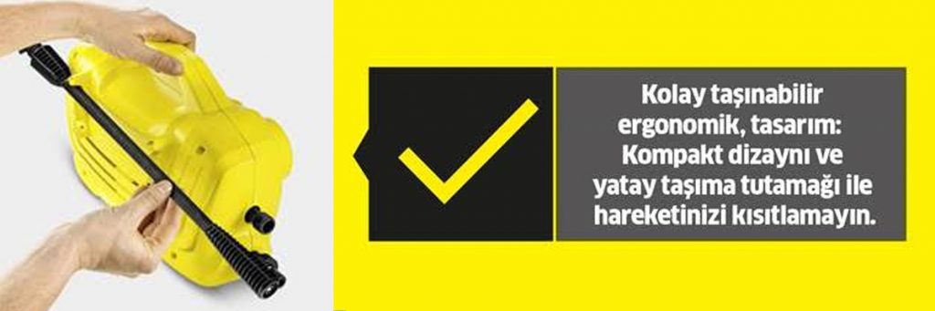 Karcher K 2 Classic Basınçlı Yıkama Makinası 110 Bar, 1400 Watt