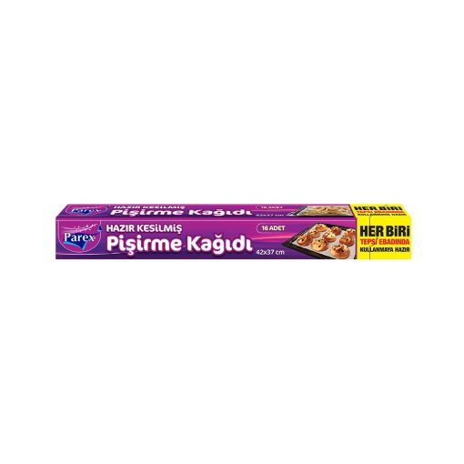 Pişirme Kağıdı Hazır Kesilmiş Parex 1909305 Fırın Kağıdı 16 adet