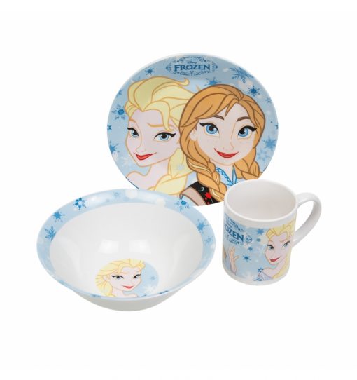 Frozen Elsa Karlar Ülkesi Çocuk Yemek Takımı Kase Tabak Kupa Mama Seti