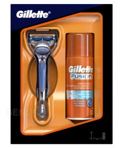 Gillette Fusion Tıraş Makinesi + 75ml Nemlendirici Jel Set Avantaj Paketi