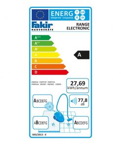 Fakir Range Electronic Toz Torbasız Elektrikli Süpürge A Sınıfı Enerji