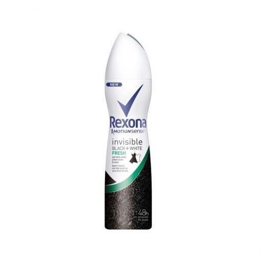 Rexona Women Invisible Black White Fresh Motionsense Bayan Deodorant Kadın 150ml Deo