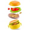 Hamburger Şekilli Saklama Kabı ve Beslenme Çantası Kutusu