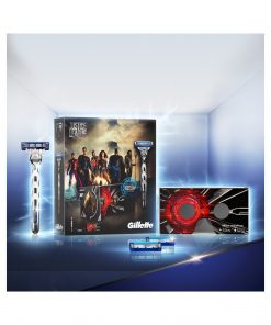 Gillette Mach3 Turbo Tıraş Makinesi + 2'li Yedek Bıçağı Justice League Set