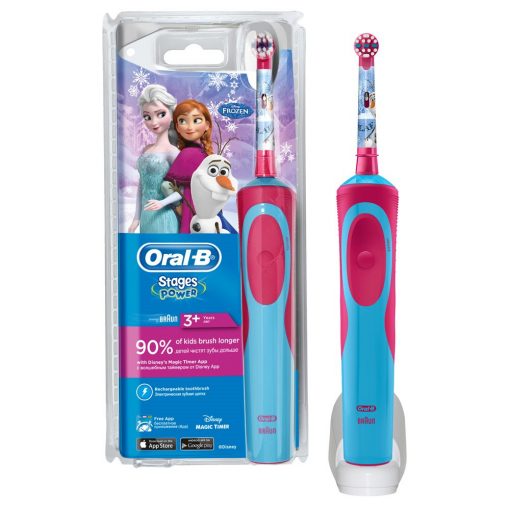 Oral B Çocuk Diş Fırçası Frozen Elsa Karlar Ülkesi Çocuklar İçin Şarj Edilebilir Pilli