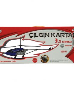 Uzaktan Kumandalı Helikopter Çelik Gövdeli 3.5 Kanallı Mavi R/C Oyuncak