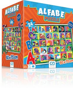 Alfabe Eğitici Puzzle 24 Parça Yapboz Oyuncak Ca Games 5027 Okul Öncesi