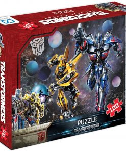 Transformers 100-1 Puzzle 100 Parça Yap boz Oyuncak Bumblebee & Optimus Prime Ca Games 5007
