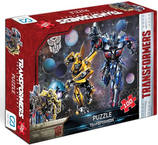 Transformers 100-1 Puzzle 100 Parça Yap boz Oyuncak Bumblebee & Optimus Prime Ca Games 5007