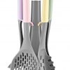 Bonita Askılı Standlı 6'lı Servis Seti Sunplast SC-2837 Kepçe Kaşık Spatula Kevgir