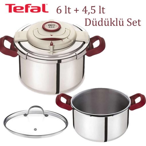 Tefal Clipso + Precision 6 lt Düdüklü Tencere & 4