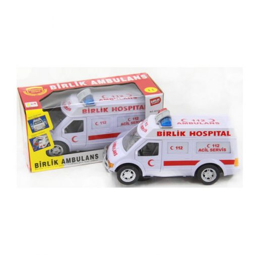 Türkçe Konuşan Oyuncak Ambulans Pilli Beril 033-A-24