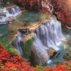 1000 Parça Puzzle Yap boz Şelale 68x48 Keskin Color Puzz