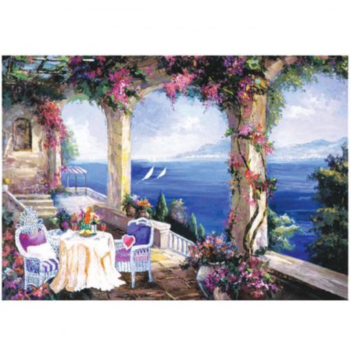 1000 Parça Puzzle Yap boz Teras 68x48 Keskin Color Puzz