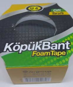 Çift Taraflı Köpük Bant 38mmX2 Montaj Bandı U-4 F186