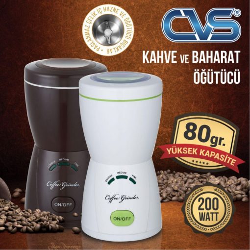 Cvs Kahve Değirmeni Öğütücü - Baharat öğütme Makinası 200W