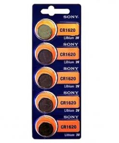 Düğme Pil 3 Volt Sony CR1620 Lithium Pil