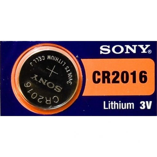 Düğme Pil 3 Volt Sony CR2016 Lithium Pil