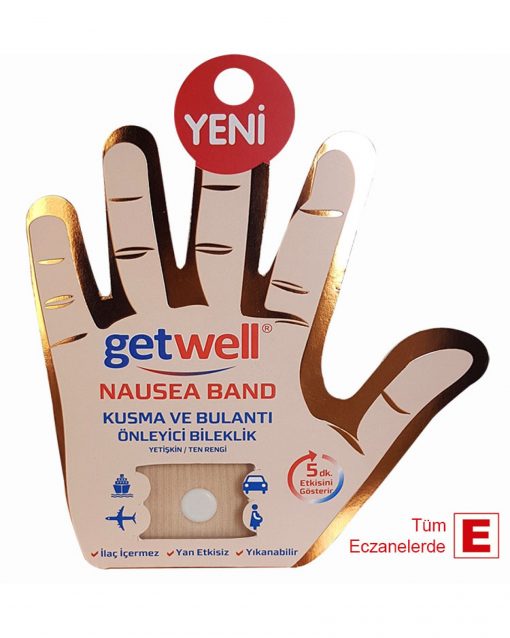 Hamileler İçin Mide Bulantısı Kusma Önleyici Bileklik Getwell GW1004 Nausea Ten Rengi