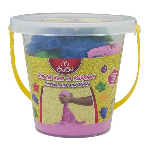 Bu-Bu Kinetik Kum Kova 500 gr. Pembe