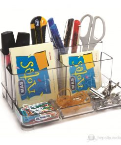 Mas Desk Organizer Şeffaf