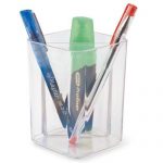 Mas Kristal Kalemlik Kübik Şeffaf Kalemlik