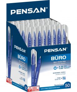 Pensan Büro Tükenmez Kalem 1Mm 2270 Mavi 50 Li