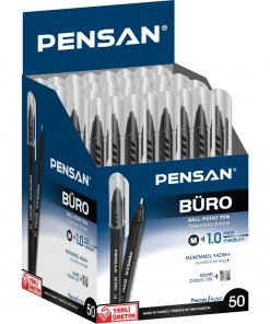 Pensan Büro Tükenmez Kalem 1Mm 2270 Siyah 50 Li