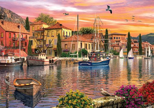 2000 Parça Yap boz Puzzle Harbour Sunset (11308) 68x48 Ks Games