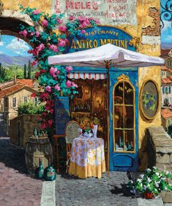 2000 Parça Yap boz Puzzle Ristorante Antico Martini (22501) 68x48 Ks Games