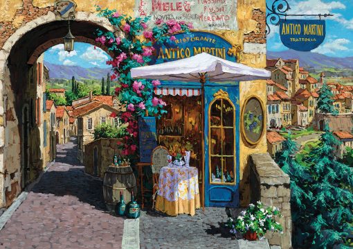 2000 Parça Yap boz Puzzle Ristorante Antico Martini (22501) 68x48 Ks Games