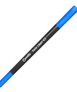 Çift Uçlu Keçeli Kalem Caretta Twin Liner 65 Koyu Mavi Keçeli Kalem Tekli