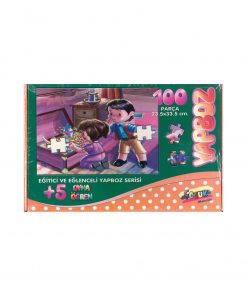 100 Parça Çocuk Yap boz 23.5x33.5 Puzzle Keskin Color Puzz Hazine Sandığı Model 16