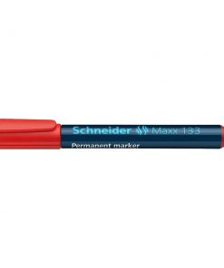 Schneider Marker Silinmez Koli Kalemi Kırmızı Renk Permanent Maxx 133 Kalem 11302