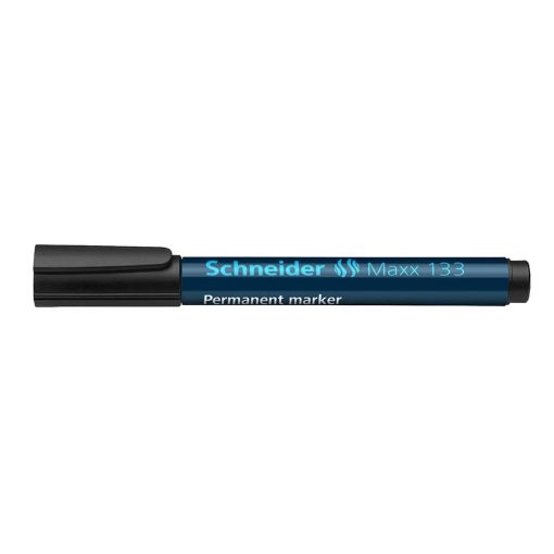 Schneider Marker Silinmez Koli Kalemi Siyah Renk Permanent Maxx 133 Kalem 11301