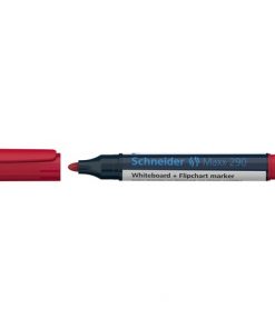 Beyaz Tahta Kalemi Schneider Marker Refill Doldurmalı Markör Kalem Kırmızı Renk Maxx 290