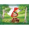 Çerçeveli Puzzle 25x35 100 Parça Keskin Color Kutusuz Yapboz Kırmızı Başlıklı Kız 2 263100-99-02