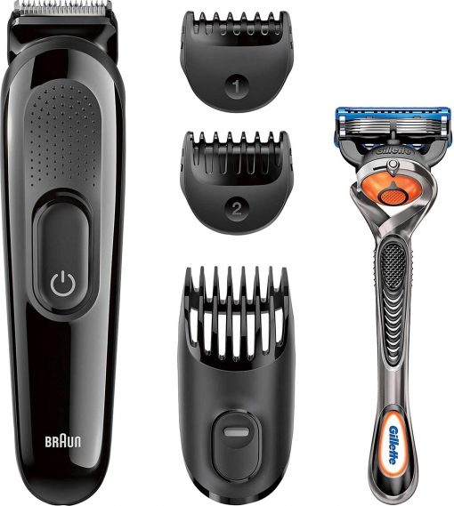 Braun SK3000 + Gillette ProGlide 4'ü 1 Arada Erkek Bakım Seti Sakal Kesme Saç Tıraş Makinesi