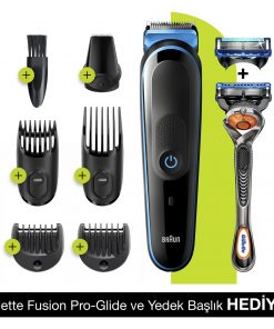 Braun MGK 5245 Erkek Bakım Kiti Islak & Kuru 8in1  Şekillendirici + Gillette