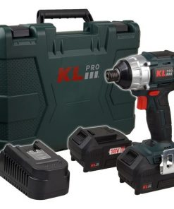 Klpro Kldv1840B 18Volt/4.0Ah Li-İon Çift Akülü Kömürsüz Profesyonel Darbeli Tornavida