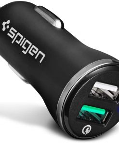 Spigen Essential 30W Hızlı Araç Şarj Cihazı 2 Port USB Qualcomm 3