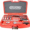 Ceta Form Lokma Takımı C00/50Ph2 Lokma Takımı Kırmızı 1 Adet 50 Parça 1/4" 6 Köşe