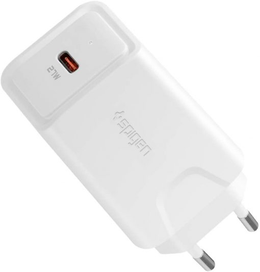 Spigen SteadiBoost 27W Hızlı Şarj Cihazı USB-C PD 3.0 (Power Delivery) Duvar Şarjı F210