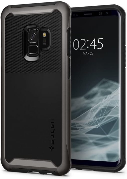 Spigen Telefon Kılıfı Samsung Galaxy S9 Kılıf Neo Hybrid Urban Gunmetal