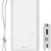 Baseus Powerbank Mini Q 20000 Mah Type-C Pd qc3.0 Hızlı Şarj Power Bank Beyaz