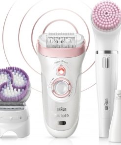 Braun Epilatör Silk-epil 9 9975 Güzellik Seti SensoSmart Kablosuz 8 Ek Parçalı Epilasyon Cihazı