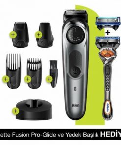 Braun Saç Kesme Makinesi BT7240 Saç ve Sakal Şekillendirici + Gillette Hediye