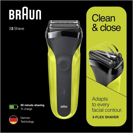 Braun Tıraş Makinesi 3 Serisi 300 BT VTGRN 3ü 1 Arada Kuru Kullanım Kablosuz Tıraş Makinesi