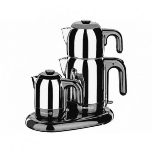 Korkmaz Çay Kahve Makinesi A353 Mia Çay Kahve Makinesi Seti Inox